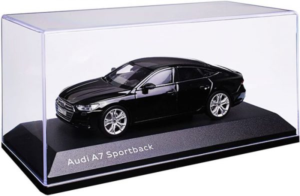 Audi A7 Sportback 2017 Zwart 1-43 Iscale