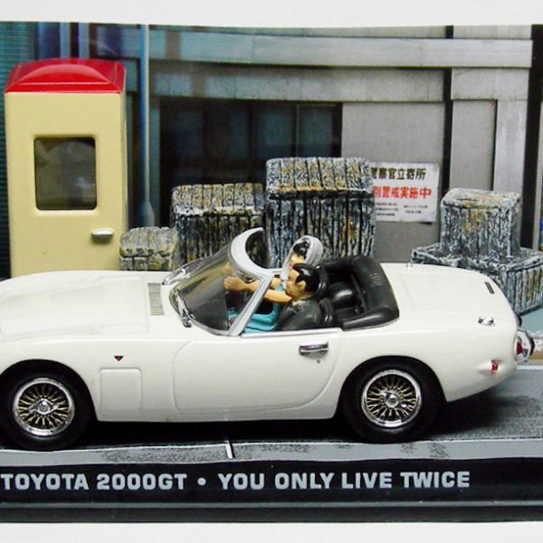 Toyota 2000GT Cabriolet James Bond "You Only Live Twice" Wit 1-43 Altaya James Bond 007 Collection