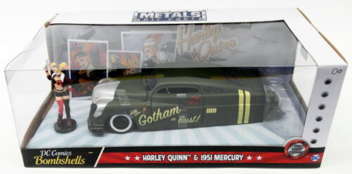 Mercury 1951 & Harley Quinn DC Bombshells 1-24 Jada Toys