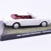 Ford Mustang Convertible James Bond "Goldfinger" Wit 1-43 Altaya James Bond 007 Collection
