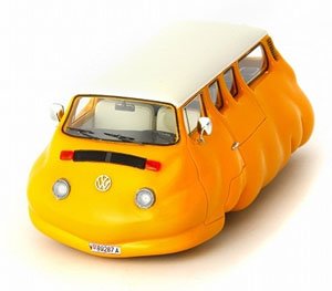 Volkswagen T2 Curry Geel "Currywurst" 1-43 Autocult Edition 2016 Limited 333 Pieces