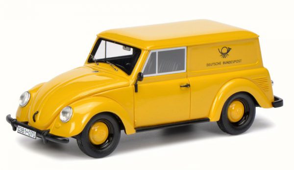 Volkswagen Kever kombi "Deutsche Bundespost" Geel 1-43 Schuco Pro43