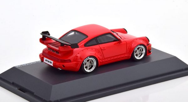 Porsche 911 (993) Rauh Welt "RWB" Rood 1-43 Schuco Pro.R Limited 500 Pieces