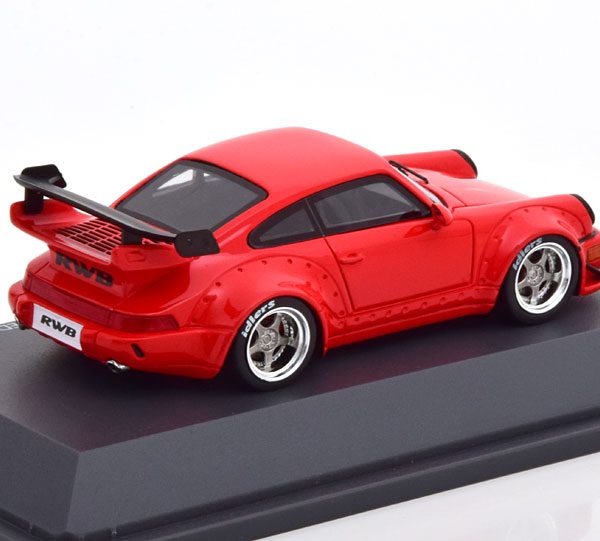 Porsche 911 (993) Rauh Welt "RWB" Rood 1-43 Schuco Pro.R Limited 500 Pieces