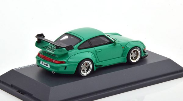 Porsche 911 (993) Rauh Welt "RWB" Groen 1-43 Schuco Pro R Limited 500 Pieces