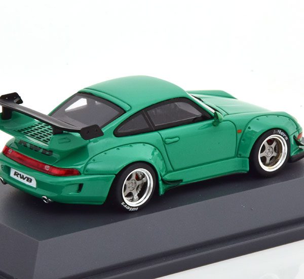 Porsche 911 (993) Rauh Welt "RWB" Groen 1-43 Schuco Pro R Limited 500 Pieces