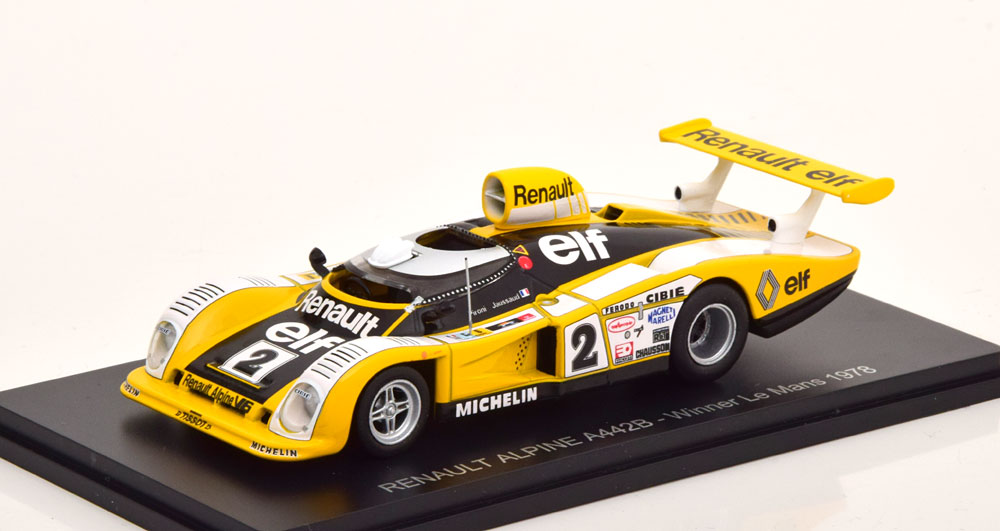 Renault Alpine A442B Winner 24Hrs Le Mans 1978 Pironi/Jaussaud 1-43 Spark