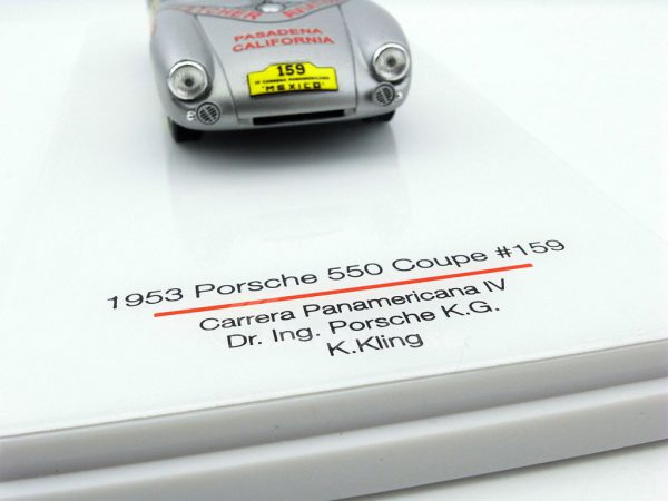 Porsche 550 Coupe 1953 #159 Carrera Panamerica IV K.Kling 1-43 TSM Models