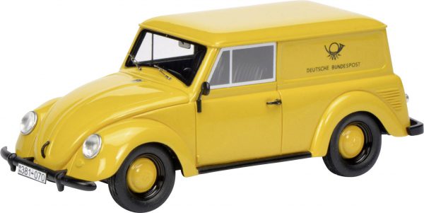 Volkswagen Kever kombi "Deutsche Bundespost" Geel 1-43 Schuco Pro43