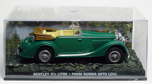 Bentley 4 1/4 Litre James Bond "From Russia With Love" Groen 1-43 Altaya James Bond 007 Collection