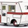 Volkswagen Kever Motorhome Rood / Creme 1-18 Schuco Pro R Limited 500 Pieces