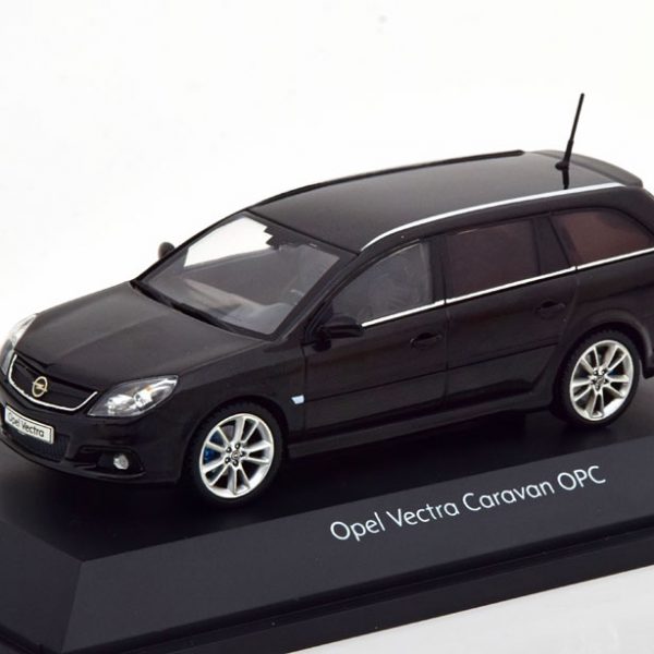 Opel Vectra OPC Caravan 2005 Zwart 1-43 Schuco ( Dealer )