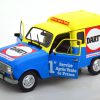 Renault 4 F4 "Darty" 1988 Blauw / Geel 1-18 Solido