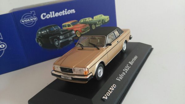 Volvo 262C 1977 Coupe Goud /Zwart 1-43 Atlas Volvo Collection