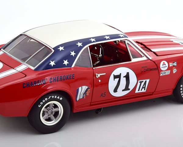 Chevrolet Camaro 1967 No.71, 24h Daytona 1968 Rood Joie Chitwood 1-18 GMP/ACME Limited 390 Pieces