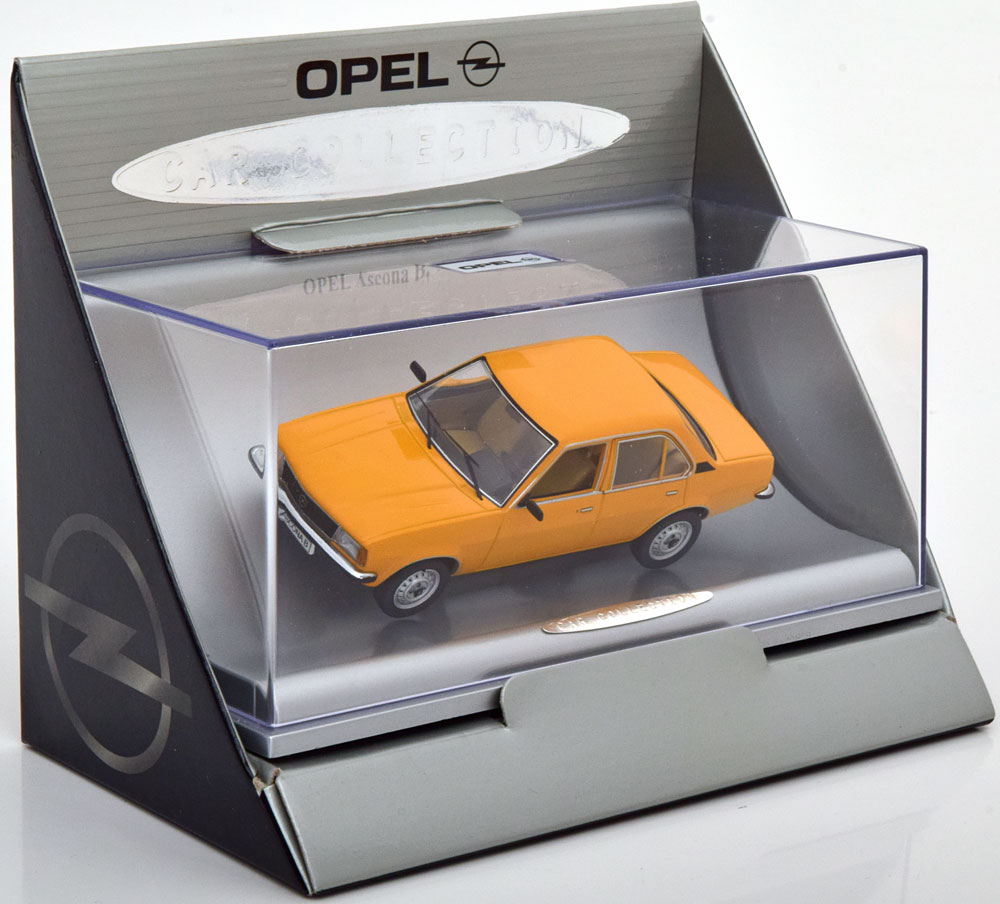Opel Ascona B 1975-1981 Okergeel 1-43 Schuco ( Dealer ) - Schuiten