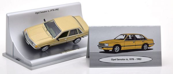 Opel Senator A 1978-1982 Goud Metallic 1-43 Schuco ( Dealer )