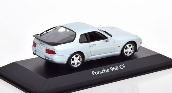 Porsche 968 CS 1983 Zilver 1-43 Maxichamps