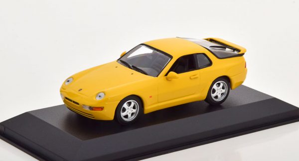 Porsche 968 CS 1983 Geel 1-43 Maxichamps