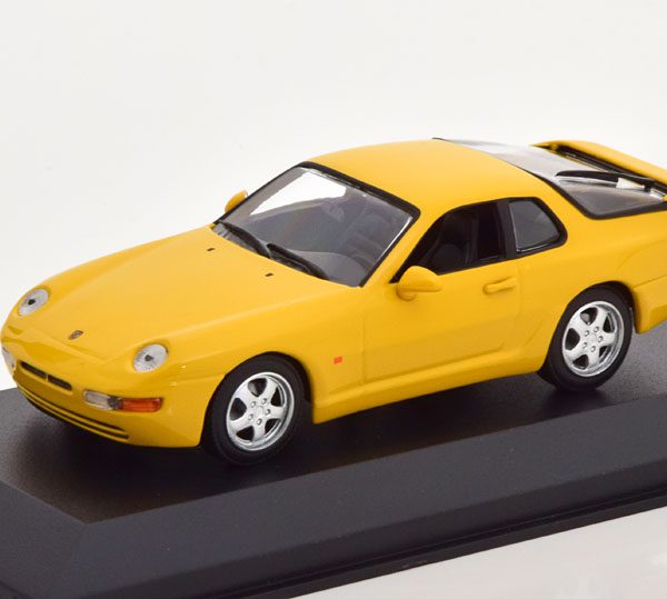 Porsche 968 CS 1983 Geel 1-43 Maxichamps