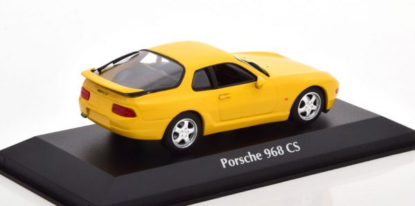 Porsche 968 CS 1983 Geel 1-43 Maxichamps