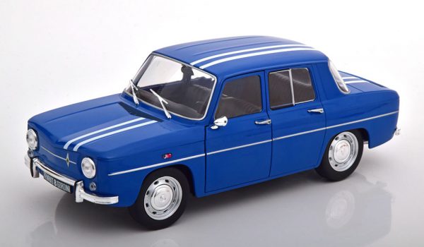 Renault 8 Gordini 1100 1967 Blauw / Wit 1-18 Solido