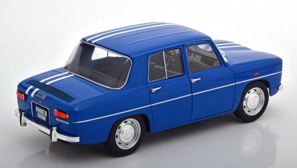 Renault 8 Gordini 1100 1967 Blauw / Wit 1-18 Solido