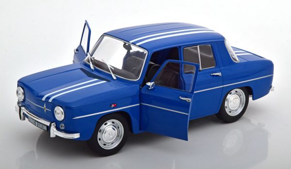 Renault 8 Gordini 1100 1967 Blauw / Wit 1-18 Solido