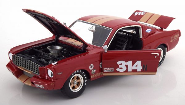Shelby GT350H Rent A Racer No.314 1966 Rood / Goud 1-18 GMP/ACME Limited 606 Pieces