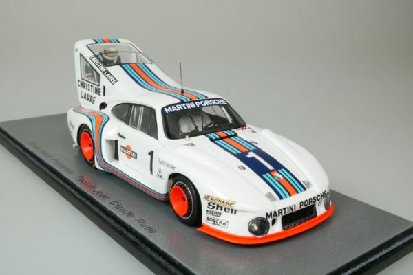 Porsche 935 Martini "Bicycle speed record" 1978 - Pescarolo & Rude - 1-43 Wit Spark