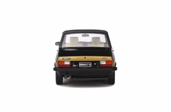 Renault 12 Alpine 1978 Zwart / Goud 1-18 Ottomobile Limited 1500 Pieces