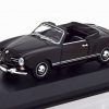 Volkswagen Karmann Ghia Cabrio 1955 Zwart 1-43 Maxichamps