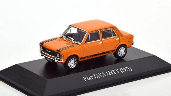 Fiat IAVA 128TV 1971 Oranje / Zwart 1-43 Altaya