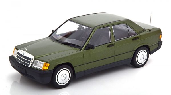 Mercedes-Benz 190E ( W201 ) 1982 Groen Metallic 1-18 Minichamps Limited 504 Pieces