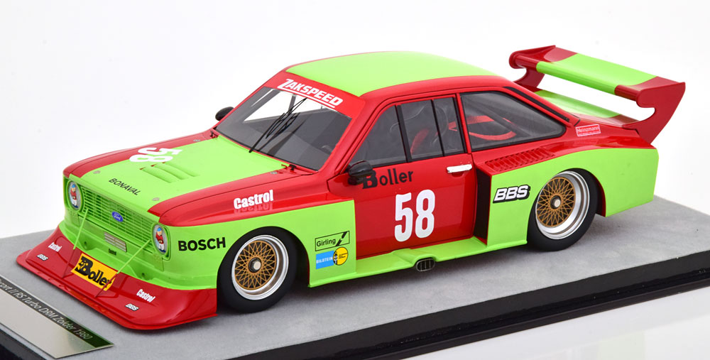 Ford Escort Ii Rs Turbo No 58 Drm Zolder 1980 W Boller 1 18 Tecnomodel Limited 70 Pieces Schuiten Autominiaturen