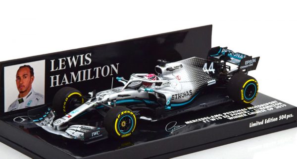 Mercedes AMG Petronas F1 W10 EQ Power+ Winner China GP 2019 L.Hamilton World Champion 1-43 Minichamps Limited 504 Pieces