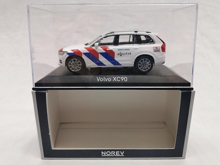 Volvo XC90 2015 Nederlandse Politie ( New Striping ) Omgebouwd 1-43 Norev