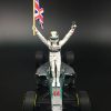 Mercedes AMG Petronas F1 Team F1 W05 Hybrid Winner Abu Dhabi GP 2014 World Champion 2014 Lewis Hamilton 1-18 Minichamps Limited 2014 Pieces