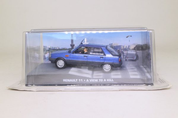 Renault 11 James Bond "A View To A Kill" Blauw 1-43 Altaya James Bond 007 Collection