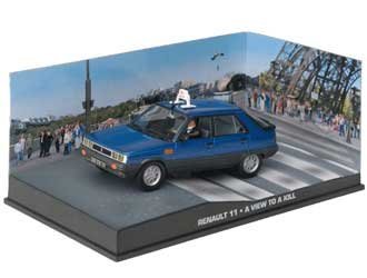 Renault 11 James Bond "A View To A Kill" Blauw 1-43 Altaya James Bond 007 Collection