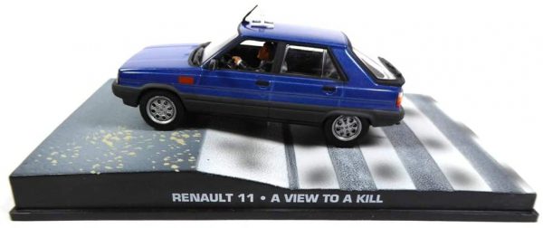 Renault 11 James Bond "A View To A Kill" Blauw 1-43 Altaya James Bond 007 Collection