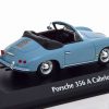Porsche 356 A Cabrio 1956 Blauwgrijs 1-43 Maxichamps