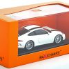 Porsche 911 (991) R Coupe 2016 Wit / Zwart 1-43 Maxichamps