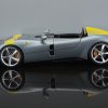 Ferrari Monza SP1 2019 Grijs Metallic / Geel 1:18 Bburago Race en Play Series