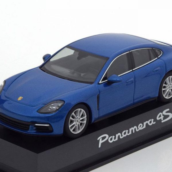 Porsche Panamera (G2) 4S 2016 Blauw Metallic 1-43 Herpa