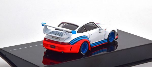 Porsche 911 (993) RWB "Rauh-Welt Martini" 1-43 Wit Ixo Models