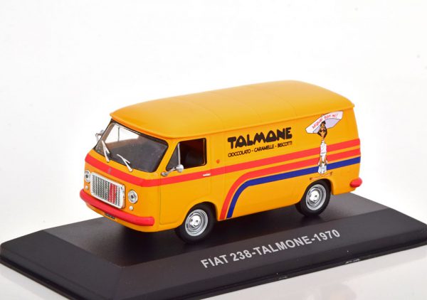 Fiat 238 "Talmone" 1970 Oranje / Rood 1-43 Altaya