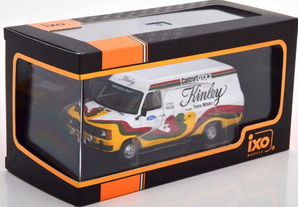 Ford Transit MK2 ( Team Belgium ) 1978 Wit / Geel / Groen / Rood 1-43 Ixo Models