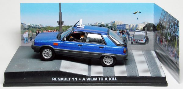 Renault 11 James Bond "A View To A Kill" Blauw 1-43 Altaya James Bond 007 Collection