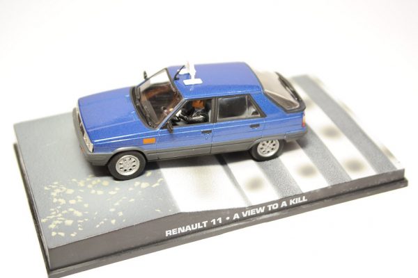 Renault 11 James Bond "A View To A Kill" Blauw 1-43 Altaya James Bond 007 Collection